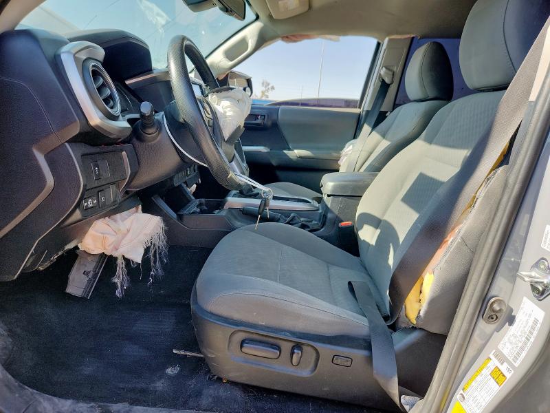 3TMBZ5DN7MM030570 - 2021 TOYOTA TACOMA DOUBLE CAB GRAY photo 7