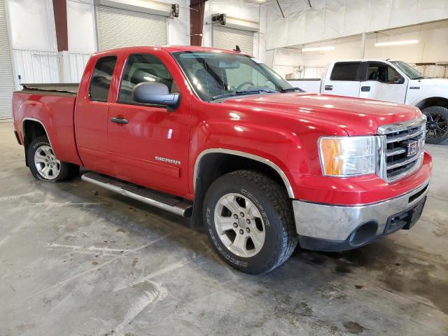 1GTR2VE78DZ233825 - 2013 GMC SIERRA K1500 SLE RED photo 4