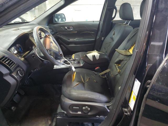 1FM5K8AR2HGA64020 - 2017 FORD EXPLORER POLICE INTERCEPTOR BLACK photo 7