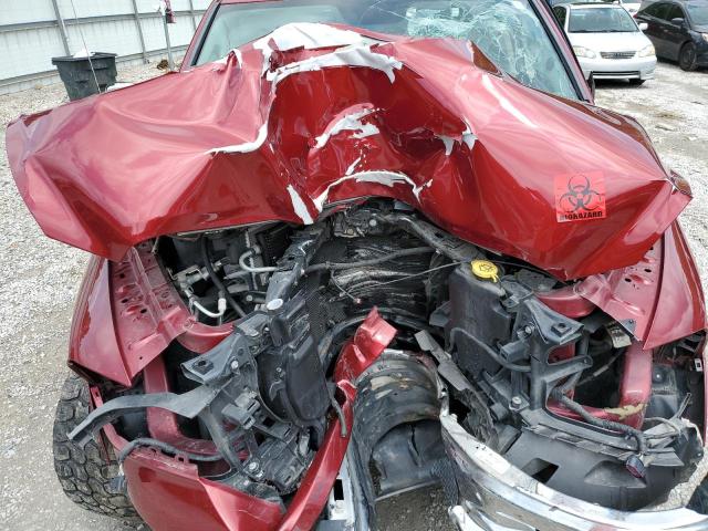 1C6RR7NG4FS607079 - 2015 RAM 1500 LARAMIE RED photo 11