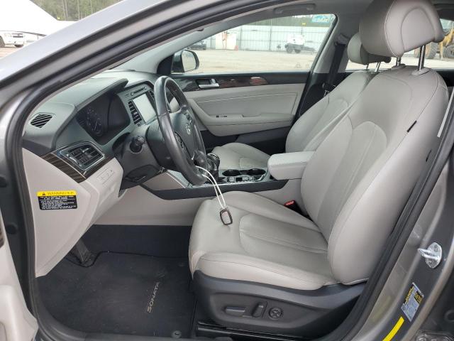 KMHE34L33HA067865 - 2017 HYUNDAI SONATA HYBRID GRAY photo 7