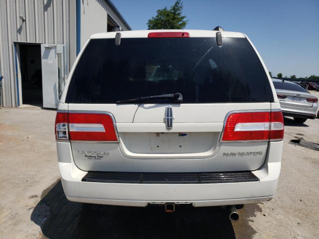 5LMFU28508LJ12942 - 2008 LINCOLN NAVIGATOR WHITE photo 6