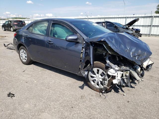 2T1BPRHE4HC845086 - 2017 TOYOTA COROLLA LE GRAY photo 4