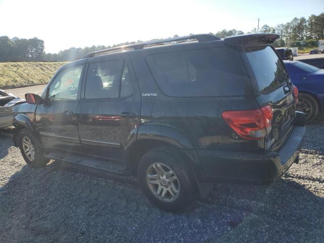 5TDZT38AX7S285732 - 2007 TOYOTA SEQUOIA LIMITED BLACK photo 2