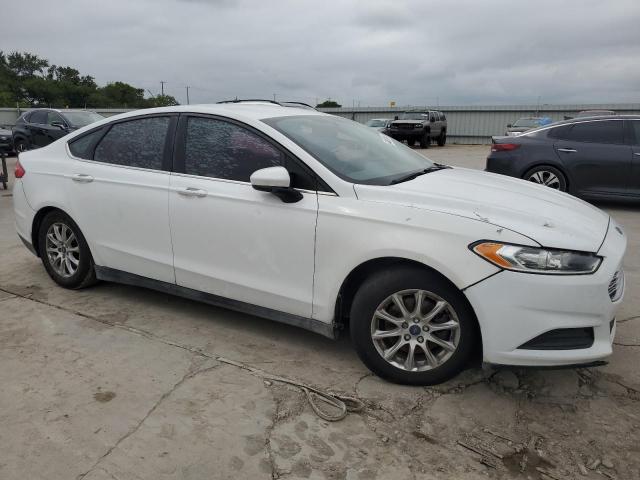 3FA6P0G75FR213386 - 2015 FORD FUSION S WHITE photo 4