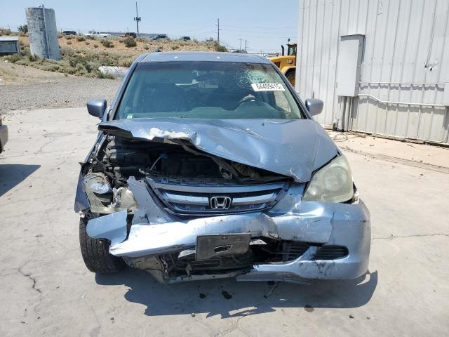 5FNRL38777B038564 - 2007 HONDA ODYSSEY EXL BLUE photo 5