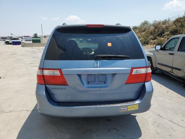 5FNRL38777B038564 - 2007 HONDA ODYSSEY EXL BLUE photo 6
