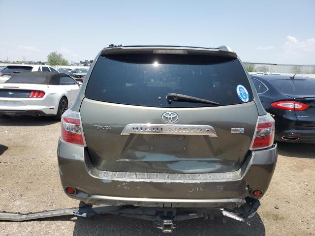 JTEEW41A882022388 - 2008 TOYOTA HIGHLANDER HYBRID GREEN photo 6