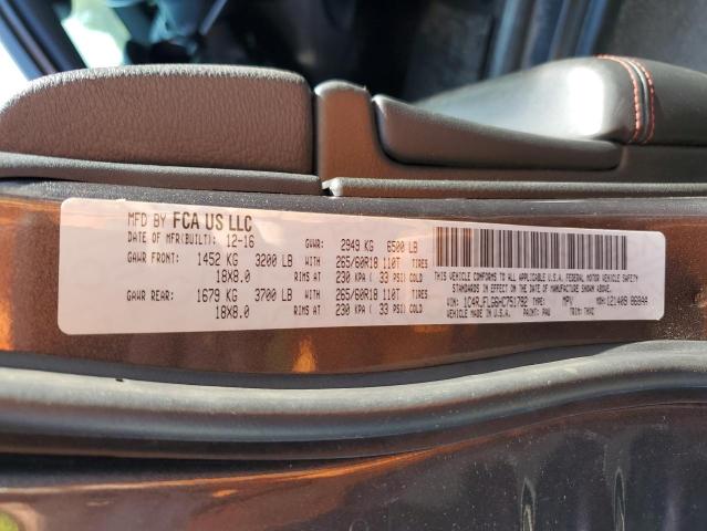 1C4RJFLG6HC751792 - 2017 JEEP GRAND CHER TRAILHAWK 灰色 照片 12