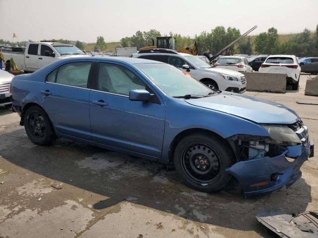 3FAHP0HA1AR326411 - 2010 FORD FUSION SE BLUE photo 4