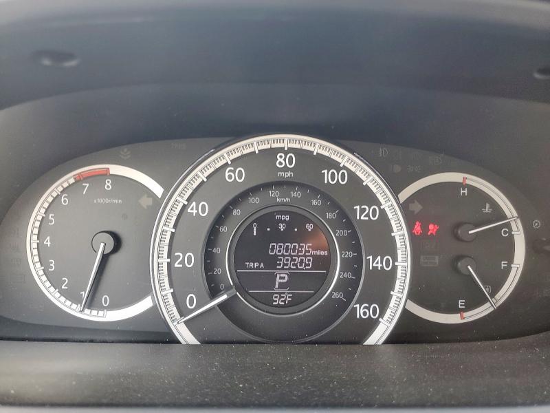 1HGCR2F34FA051036 - 2015 HONDA ACCORD LX ნაცრისფერი ფოტო 9