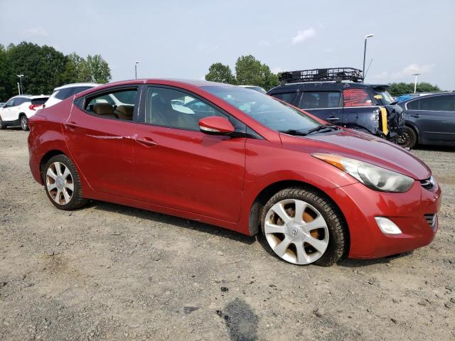 KMHDH4AE0CU472185 - 2012 HYUNDAI ELANTRA GLS RED photo 4