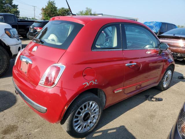 3C3CFFCR7CT117871 - 2012 FIAT 500 LOUNGE RED photo 3