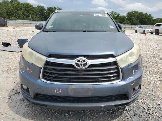 5TDKKRFH3ES017397 - 2014 TOYOTA HIGHLANDER XLE Mavi foto 5