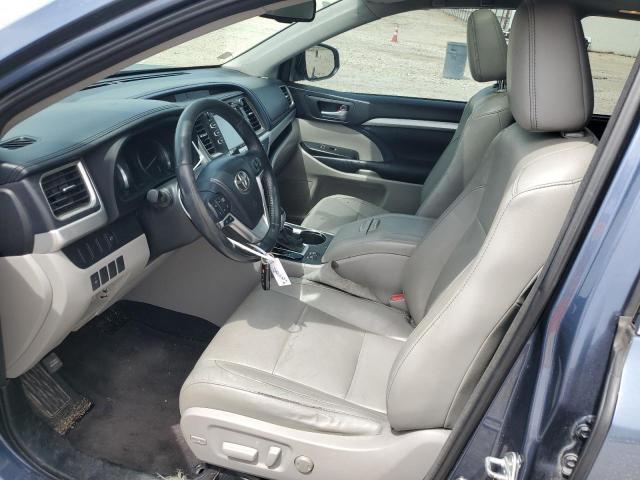 5TDKKRFH3ES017397 - 2014 TOYOTA HIGHLANDER XLE Mavi foto 7