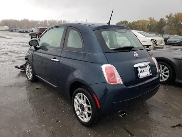 3C3CFFAR6FT636580 - 2015 FIAT 500 POP BLUE photo 3