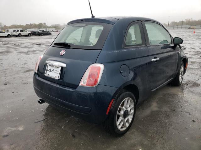 3C3CFFAR6FT636580 - 2015 FIAT 500 POP BLUE photo 4