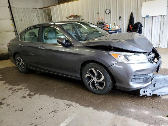 1HGCR2F38HA245765 - 2017 HONDA ACCORD LX GRAY photo 4