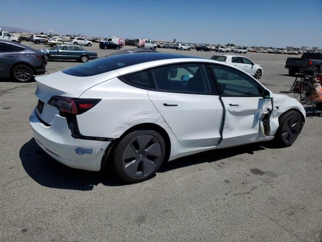 5YJ3E1EA1MF939610 - 2021 TESLA MODEL 3 WHITE photo 3