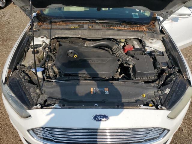 3FA6P0HR0DR304594 - 2013 FORD FUSION SE WHITE photo 11