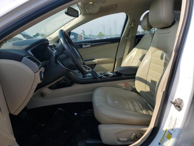 3FA6P0HR0DR304594 - 2013 FORD FUSION SE WHITE photo 7