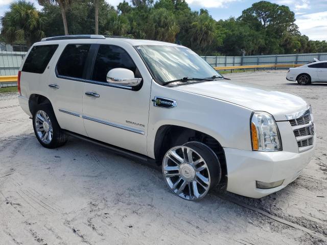 1GYS3FEJ7CR100028 - 2012 CADILLAC ESCALADE PLATINUM HYBRID WHITE photo 4