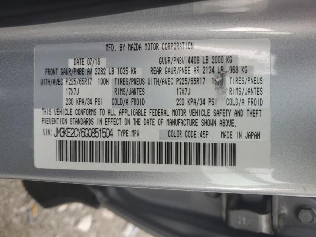 JM3KE2CY6G0851504 - 2016 MAZDA CX-5 TOURING Gümüş foto 13