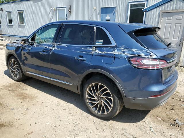 2LMPJ8L91KBL46306 - 2019 LINCOLN NAUTILUS RESERVE BLUE photo 2