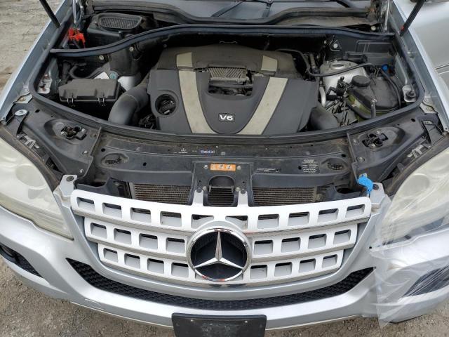 4JGBB8GB6AA575364 - 2010 MERCEDES-BENZ ML350 350 4MATIC SILVER photo 12