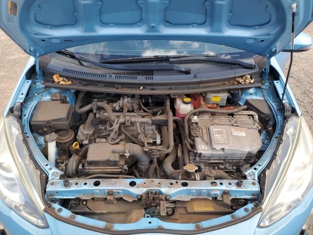 JTDKDTB30F1092431 - 2015 TOYOTA PRIUS C BLUE photo 11