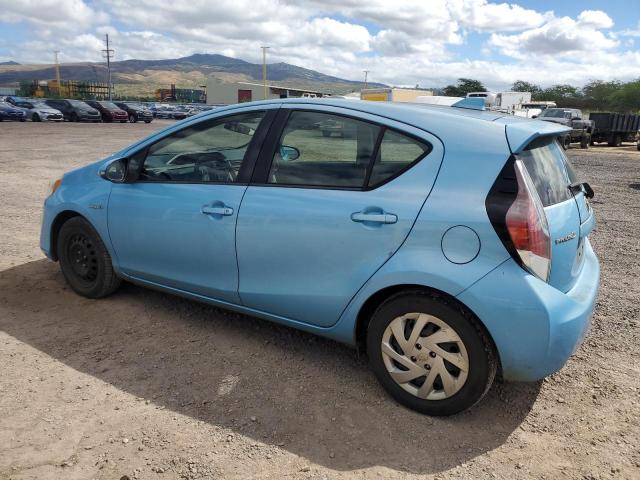 JTDKDTB30F1092431 - 2015 TOYOTA PRIUS C BLUE photo 2