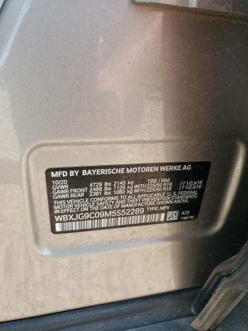 WBXJG9C09M5S52289 - 2021 BMW X1 XDRIVE28I BEIGE photo 13