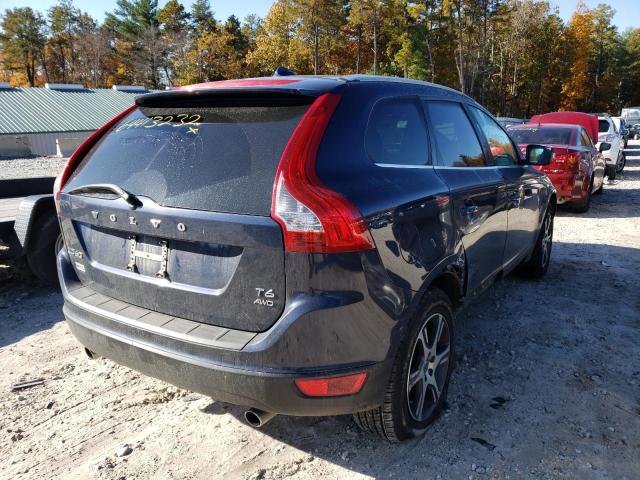 YV4902DZ0D2468166 - 2013 VOLVO XC60 T6 BLUE photo 4