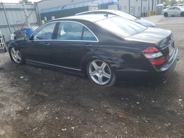 WDDNG71X08A234544 - 2008 MERCEDES-BENZ S 550 BLACK photo 2