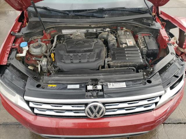 3VV3B7AX4KM115388 - 2019 VOLKSWAGEN TIGUAN SE წითელი ფოტო 12