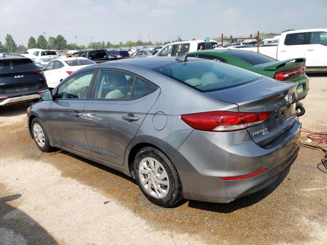 KMHD74LF5HU423810 - 2017 HYUNDAI ELANTRA SE GRAY photo 2