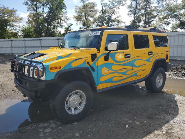 5GRGN23U73H105181 - 2003 HUMMER H2 YELLOW photo 1