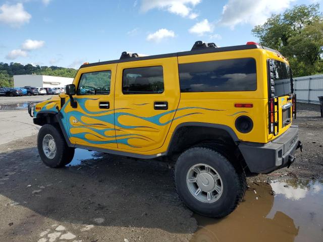 5GRGN23U73H105181 - 2003 HUMMER H2 YELLOW photo 2