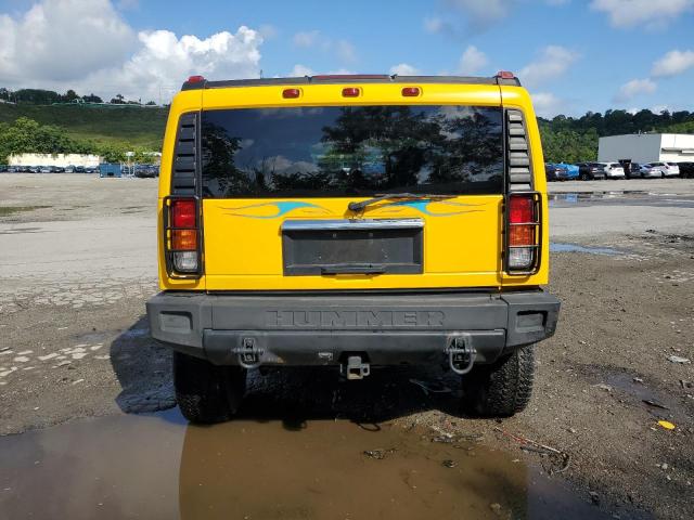 5GRGN23U73H105181 - 2003 HUMMER H2 YELLOW photo 6