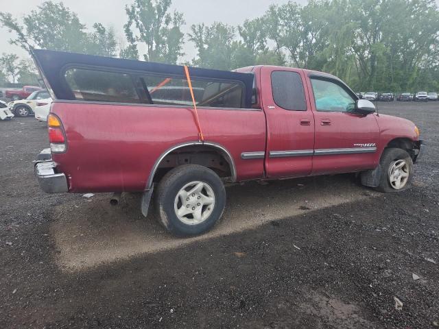 5TBBT44182S223955 - 2002 TOYOTA TUNDRA ACCESS CAB RED photo 3