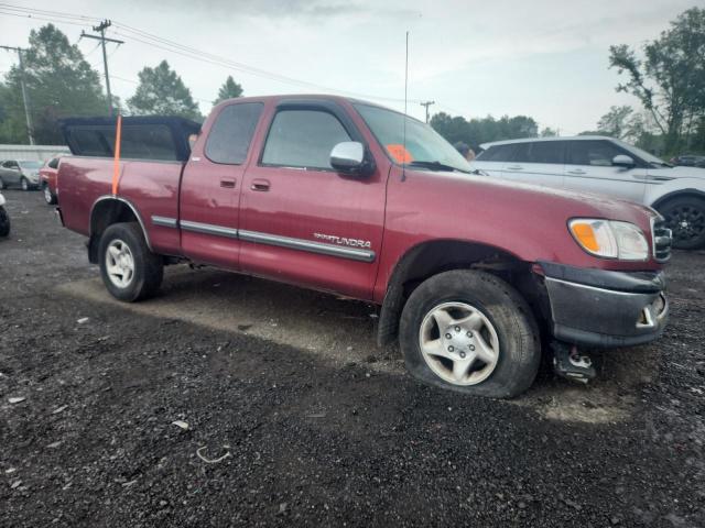 5TBBT44182S223955 - 2002 TOYOTA TUNDRA ACCESS CAB RED photo 4