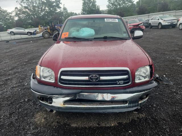 5TBBT44182S223955 - 2002 TOYOTA TUNDRA ACCESS CAB RED photo 5