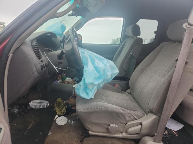 5TBBT44182S223955 - 2002 TOYOTA TUNDRA ACCESS CAB RED photo 7