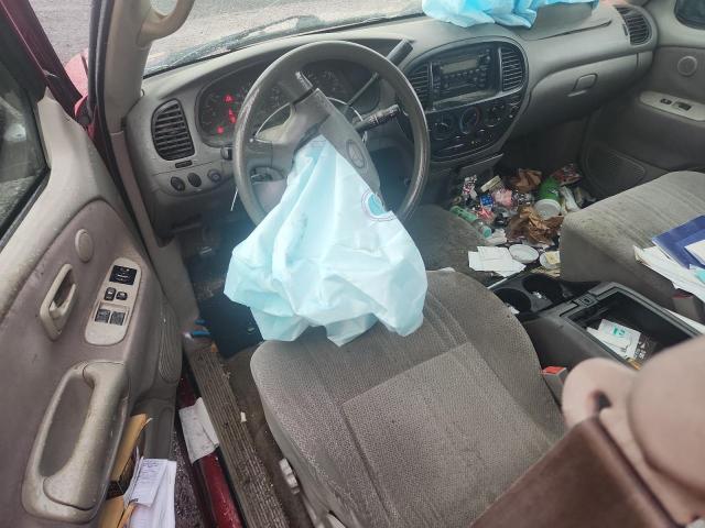 5TBBT44182S223955 - 2002 TOYOTA TUNDRA ACCESS CAB RED photo 8