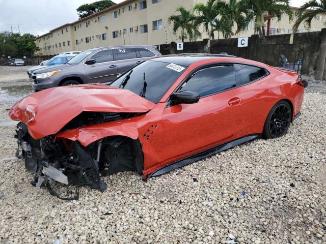 WBS33AZ06MCH37295 - 2021 BMW M4 COMPETITION RED photo 1