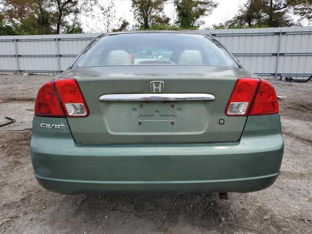 2HGES16193H559568 - 2003 HONDA CIVIC DX GREEN photo 6