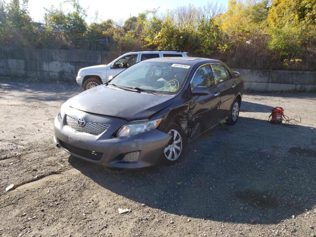 1NXBU4EE1AZ367522 - 2010 TOYOTA COROLLA BASE GRAY photo 2