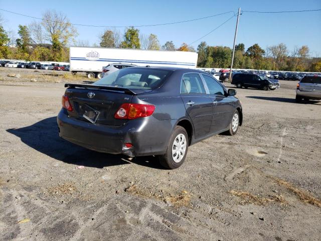 1NXBU4EE1AZ367522 - 2010 TOYOTA COROLLA BASE GRAY photo 4