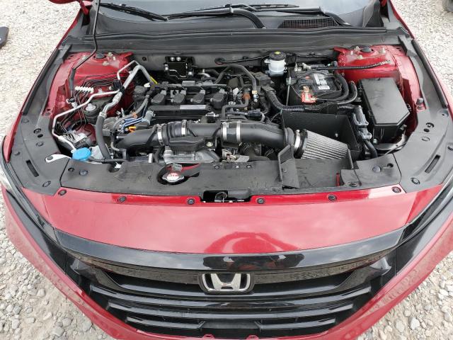 1HGCV1F37JA215541 - 2018 HONDA ACCORD SPORT RED photo 11
