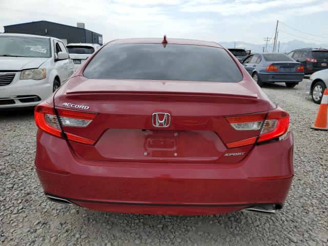 1HGCV1F37JA215541 - 2018 HONDA ACCORD SPORT RED photo 6